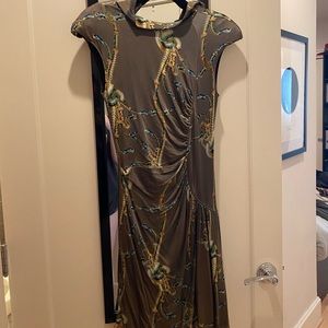 Roberto cavalli dress. Fair condition with dye transfer.